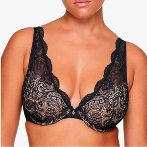 Third love lace contour plunge bra